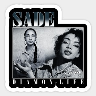 Vintage Sade Adu 80s 90s Style Sticker